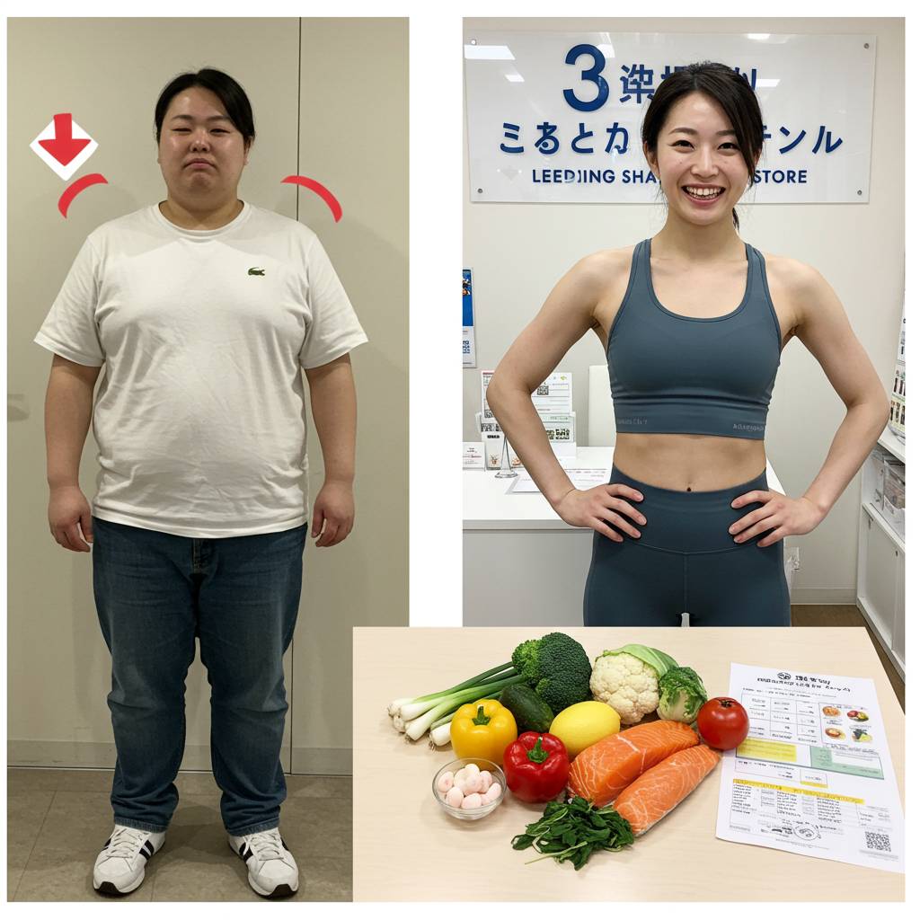 3ヶ月で-15kg!リーディング石神井公園店の食事指導が変えた私の人生