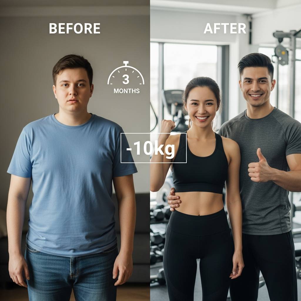 ジム通い初心者の私が3ヶ月で10キロ減量!パーソナルトレーニングの威力と成功体験