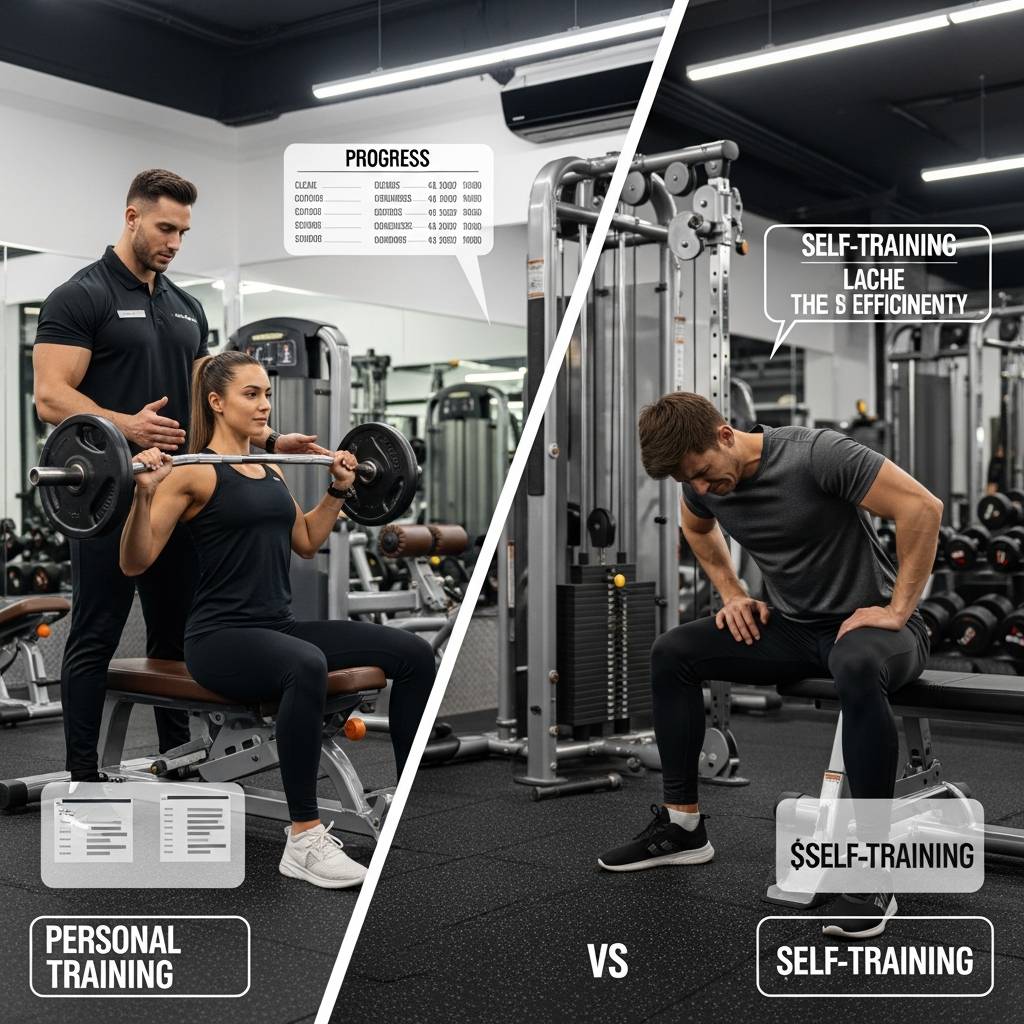 パーソナルトレーニングの費用対効果：自己流との徹底比較と成功の秘訣