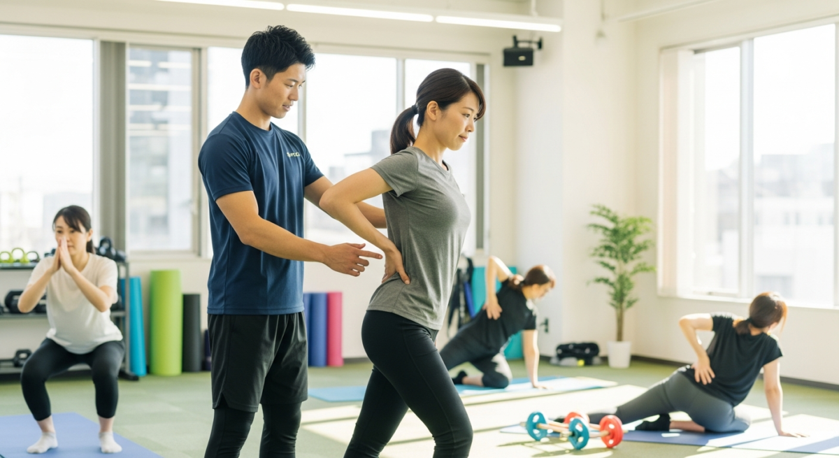 根本解決ならスポーツ整体×ジム!練馬石神井公園で腰痛・姿勢改善