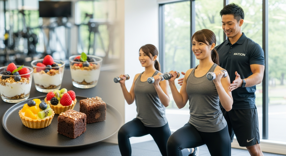 スイーツ好きへ!石神井公園のジムの食事指導で楽しくダイエット