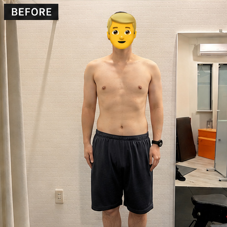 M様 パーソナルトレーニング Before
