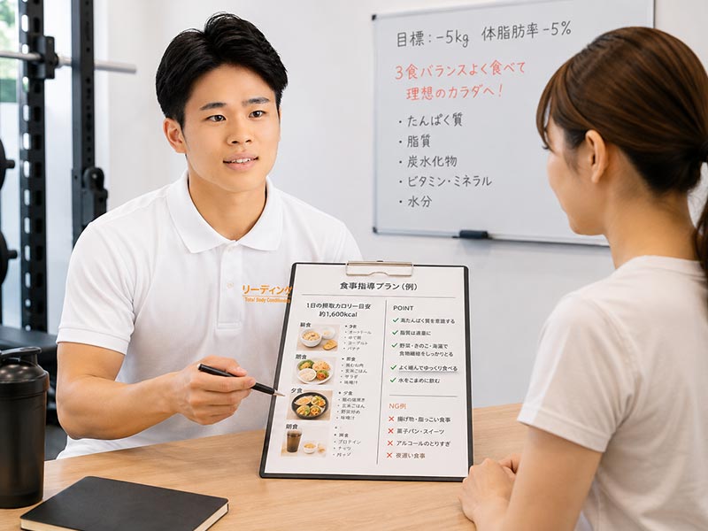 ストレスフリーな食事指導